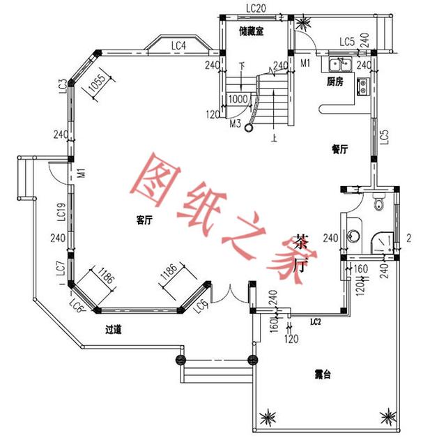 三層農(nóng)村別墅設(shè)計(jì)圖，簡單大氣，有沒有讓你心動(dòng)的一款？
