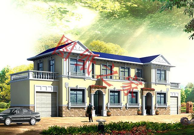 5款兄弟雙拼別墅設(shè)計(jì)圖，美觀大氣，而且造價(jià)還不高。