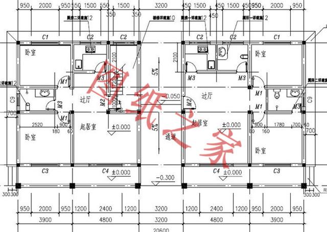 5款兄弟雙拼別墅設(shè)計(jì)圖，美觀大氣，而且造價(jià)還不高。