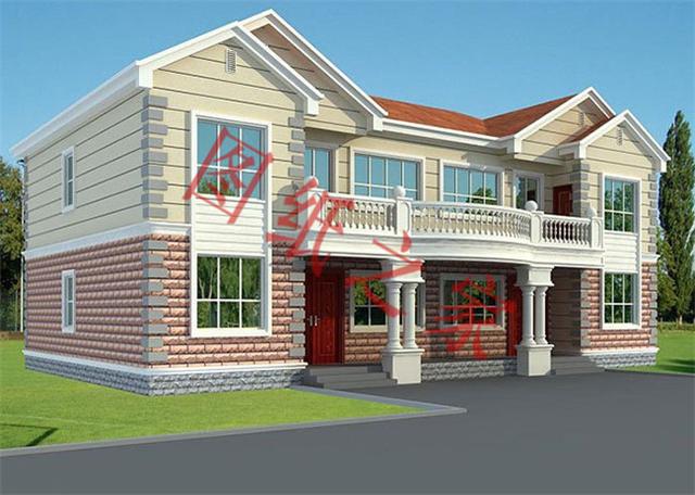 5款兄弟雙拼別墅設(shè)計(jì)圖，美觀大氣，而且造價(jià)還不高。