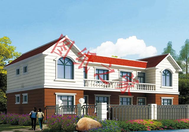 5款兄弟雙拼別墅設(shè)計(jì)圖，美觀大氣，而且造價(jià)還不高。