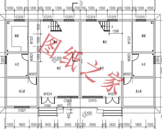 5款兄弟雙拼別墅設(shè)計(jì)圖，美觀大氣，而且造價(jià)還不高。