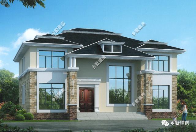 農(nóng)村小伙建16x10米農(nóng)村二層自建房，沉穩(wěn)而優(yōu)雅，妥妥的收獲全村人心！