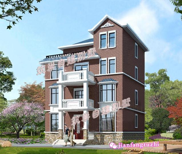 占地100平米的四層別墅設(shè)計(jì)圖，帶地下室，舒服，大氣、寬敞