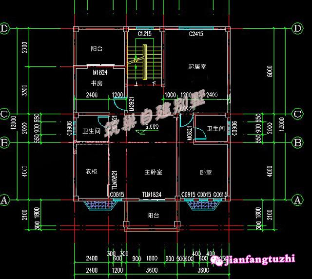 占地100平米的四層別墅設(shè)計(jì)圖，帶地下室，舒服，大氣、寬敞