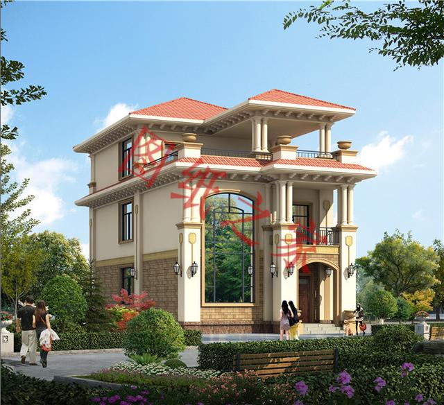 5款三層農(nóng)村別墅設(shè)計圖，溫馨舒適，戶型方正，簡單實用