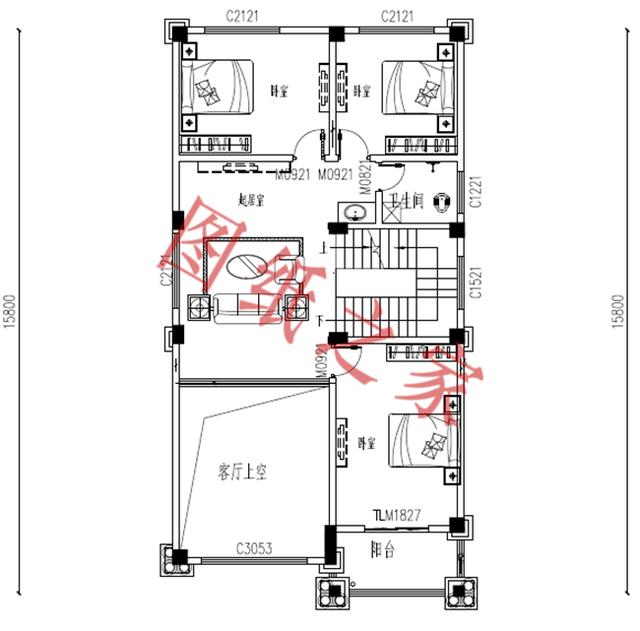 5款三層農(nóng)村別墅設(shè)計圖，溫馨舒適，戶型方正，簡單實用