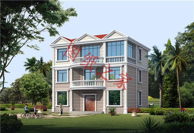 5款三層農(nóng)村別墅設(shè)計圖，溫馨舒適，戶型方正，簡單實用