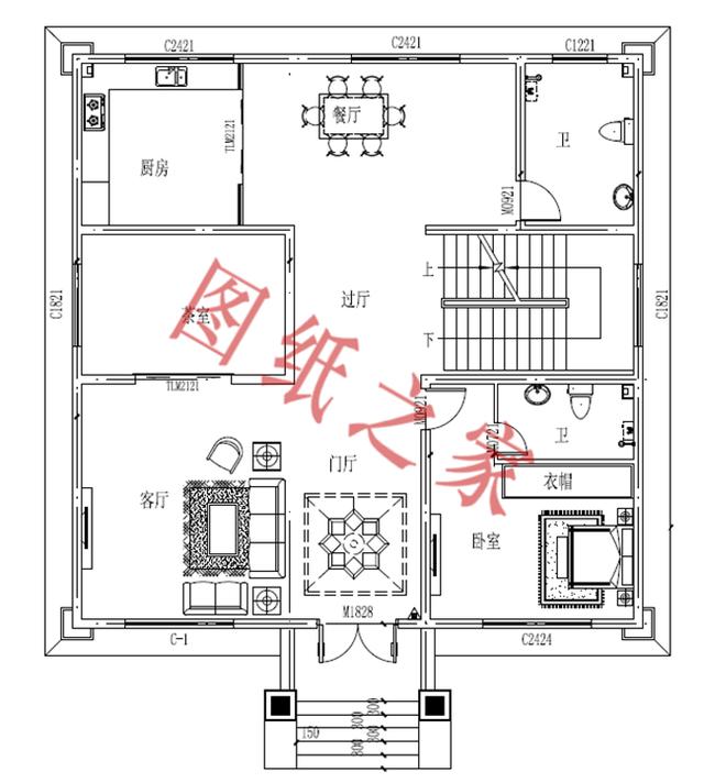 5款三層農(nóng)村別墅設(shè)計圖，溫馨舒適，戶型方正，簡單實用