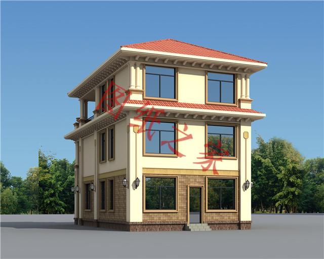 5款三層農(nóng)村別墅設(shè)計圖，溫馨舒適，戶型方正，簡單實用