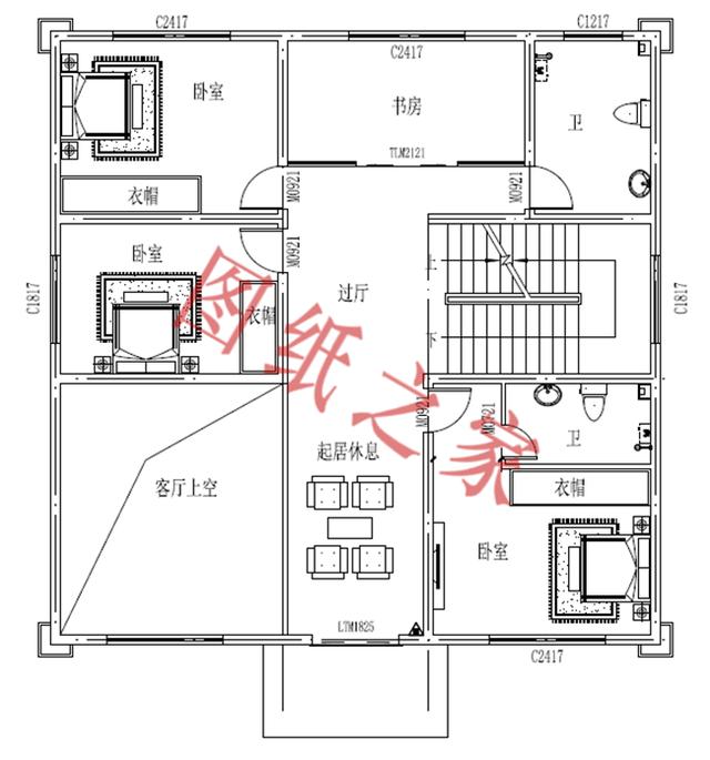 5款三層農(nóng)村別墅設(shè)計圖，溫馨舒適，戶型方正，簡單實用