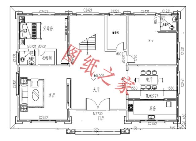 5款三層農(nóng)村別墅設(shè)計圖，溫馨舒適，戶型方正，簡單實用