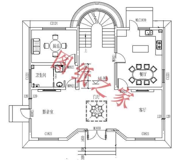 5款三層農(nóng)村別墅設(shè)計圖，溫馨舒適，戶型方正，簡單實用