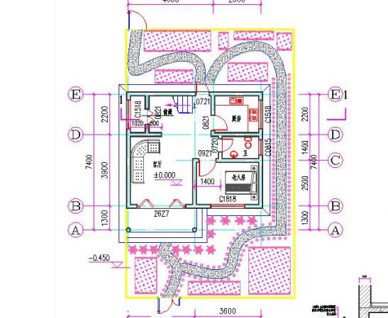 7×7米小戶型二層平頂別墅設(shè)計圖，造價不高，戶型時尚大氣