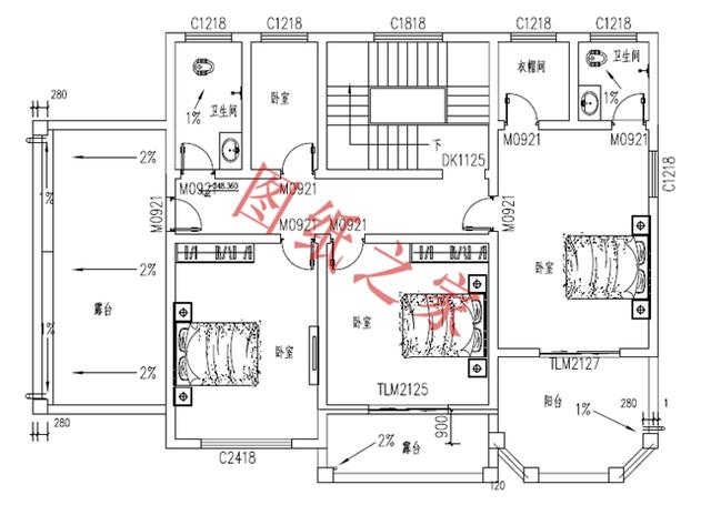 6款二層別墅設(shè)計(jì)圖，布局合理，經(jīng)濟(jì)適用、戶型精美，適合農(nóng)村自建房。