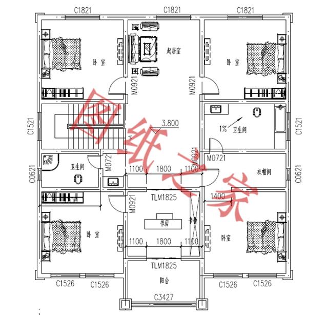 6款二層別墅設(shè)計(jì)圖，布局合理，經(jīng)濟(jì)適用、戶型精美，適合農(nóng)村自建房。