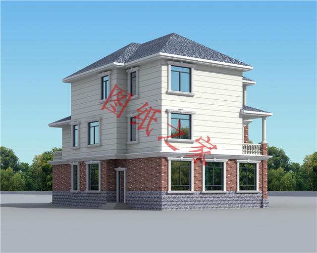 6款三層別墅設計圖，漂亮、結(jié)實，簡單實用，村里人都說好！