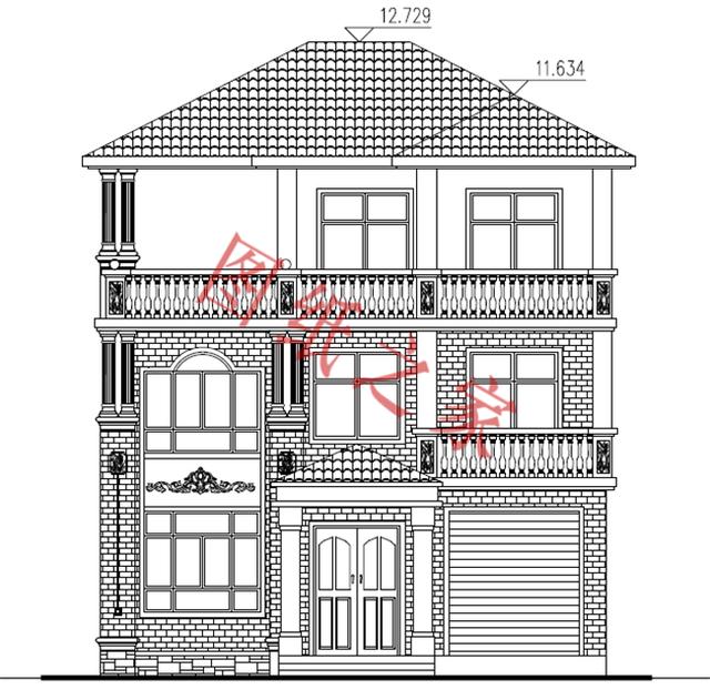 6款三層別墅設計圖，漂亮、結(jié)實，簡單實用，村里人都說好！