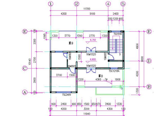 占地120平米的三層帶車庫別墅設(shè)計圖，精致實用，30萬以內(nèi)