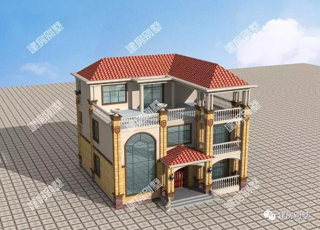 兩棟農(nóng)村自建房，都是磚混結構，外觀新穎大氣造價便宜！