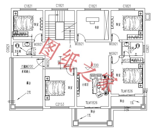二層別墅設(shè)計(jì)圖，外觀新穎，快來(lái)選購(gòu)吧?。?！