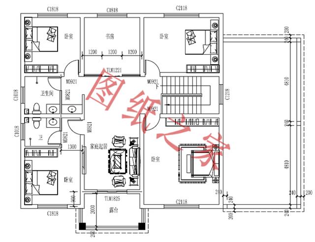二層別墅設(shè)計(jì)圖，外觀新穎，快來(lái)選購(gòu)吧?。?！