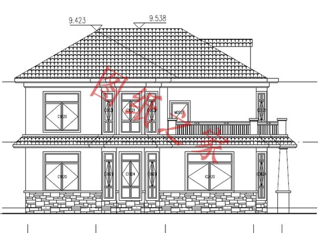 二層別墅設(shè)計(jì)圖，外觀新穎，快來(lái)選購(gòu)吧?。?！