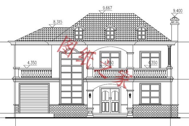 二層別墅設(shè)計(jì)圖，外觀新穎，快來(lái)選購(gòu)吧?。?！