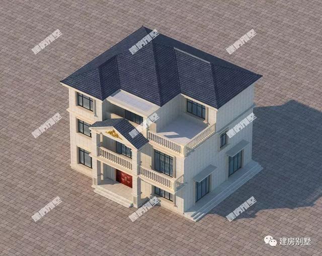一屋多戶的別墅設(shè)計圖，外觀大氣，結(jié)構(gòu)實用，越看越喜歡！