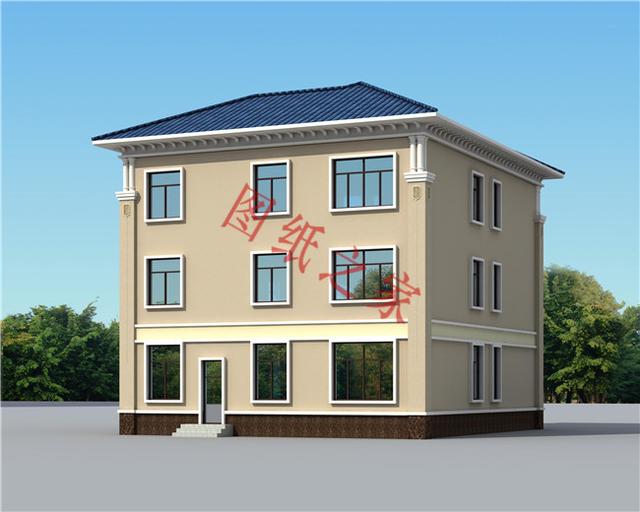 農村三層別墅設計圖，外觀新穎，設計獨特，造價實惠！
