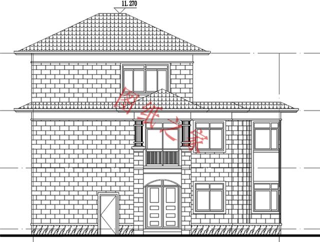 農村三層別墅設計圖，外觀新穎，設計獨特，造價實惠！