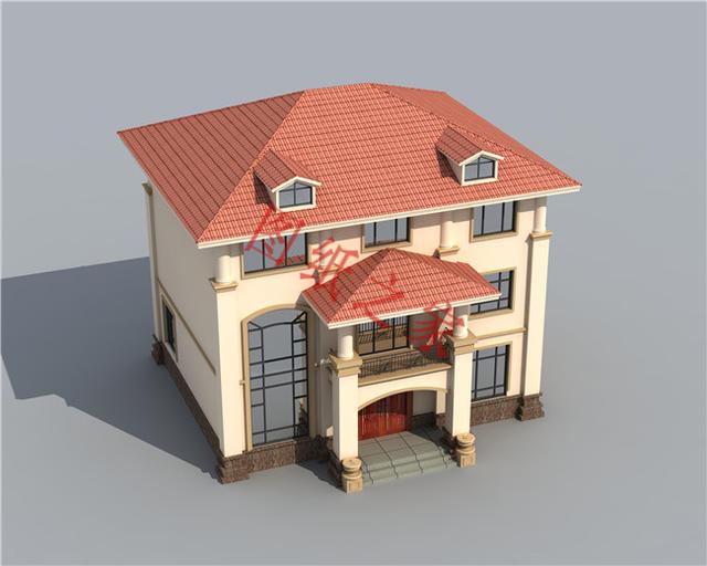 農村三層別墅設計圖，外觀新穎，設計獨特，造價實惠！