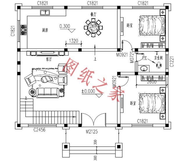 農村三層別墅設計圖，外觀新穎，設計獨特，造價實惠！