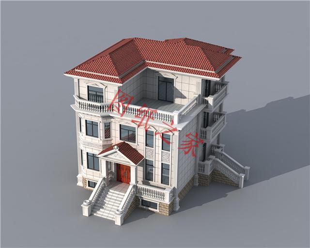 農村三層別墅設計圖，外觀新穎，設計獨特，造價實惠！