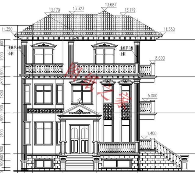 農村三層別墅設計圖，外觀新穎，設計獨特，造價實惠！