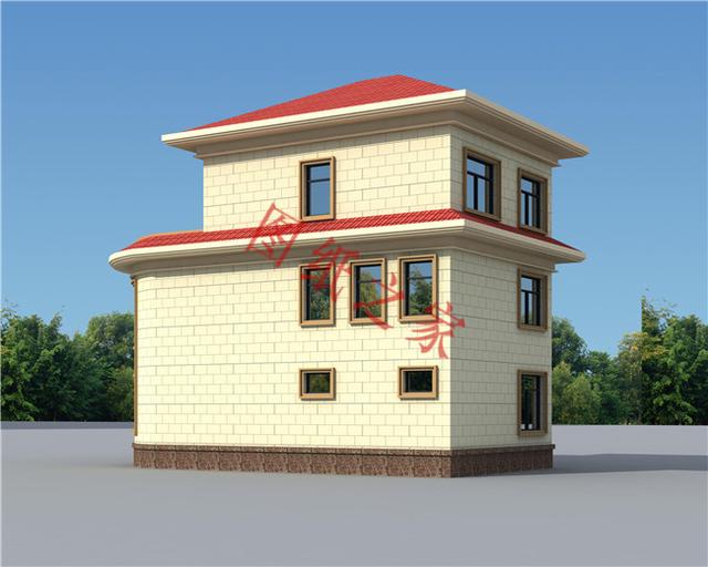 農村三層別墅設計圖，外觀新穎，設計獨特，造價實惠！