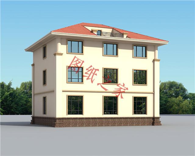 農村三層別墅設計圖，外觀新穎，設計獨特，造價實惠！