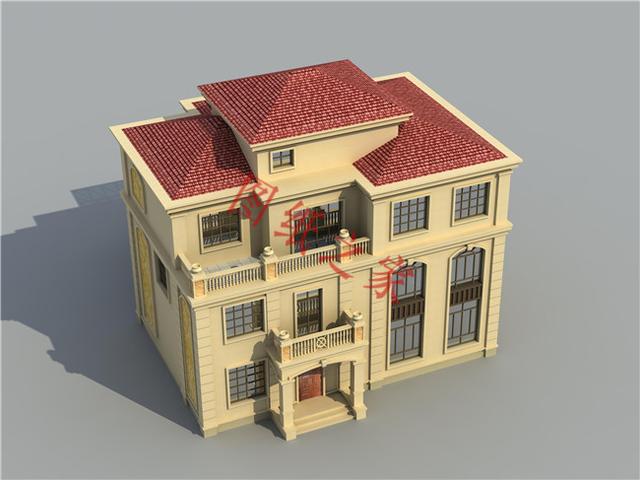 農村三層別墅設計圖，外觀新穎，設計獨特，造價實惠！