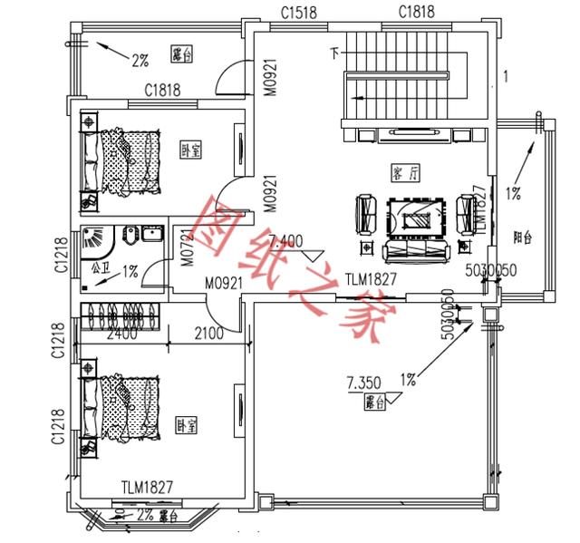 農村三層別墅設計圖，外觀新穎，設計獨特，造價實惠！