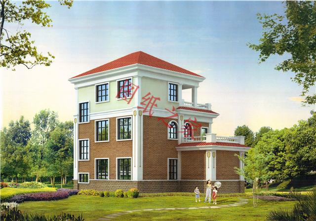 農村三層別墅設計圖，外觀新穎，設計獨特，造價實惠！