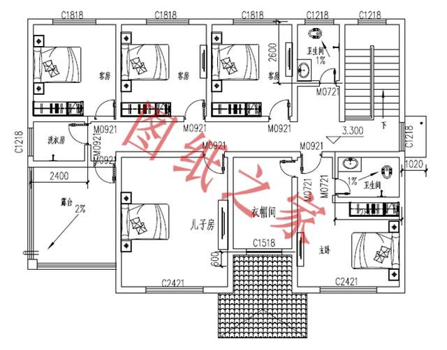 二層別墅設(shè)計(jì)圖，讓你遠(yuǎn)離城市喧囂，心曠神怡！