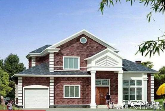 經(jīng)典帶車庫(kù)二層設(shè)計(jì)圖 外觀舒適！造價(jià)實(shí)惠！