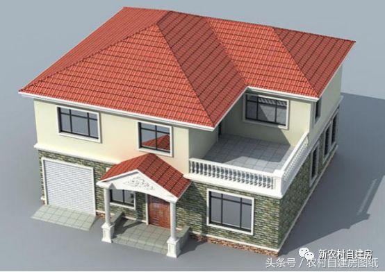 經(jīng)典帶車庫(kù)二層設(shè)計(jì)圖 外觀舒適！造價(jià)實(shí)惠！