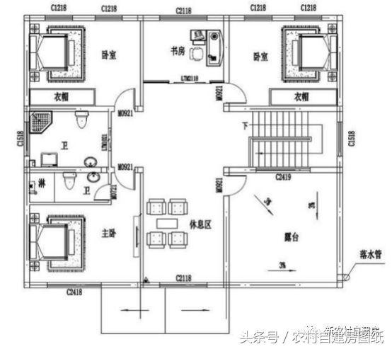 經(jīng)典帶車庫(kù)二層設(shè)計(jì)圖 外觀舒適！造價(jià)實(shí)惠！