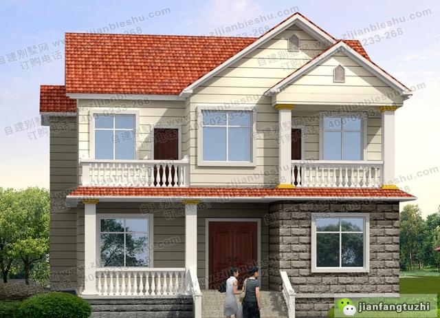 幾款20萬左右農(nóng)村二層小別墅設(shè)計(jì)圖！