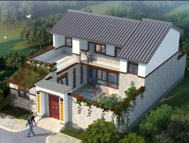 兩款農(nóng)村小二樓設(shè)計圖，讓人過目不忘，占地小價格優(yōu)！