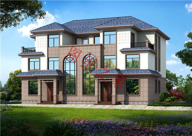 6套農(nóng)村三層別墅設(shè)計(jì)圖，造價(jià)合理，外觀高端！