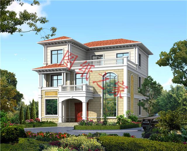 6套農(nóng)村三層別墅設(shè)計(jì)圖，造價(jià)合理，外觀高端！