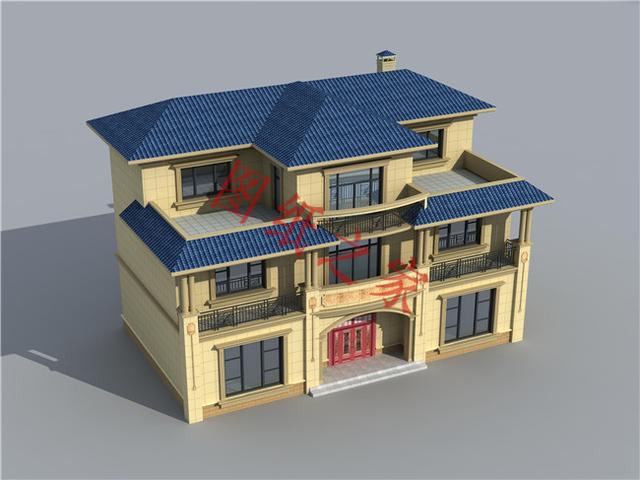 6套農(nóng)村三層別墅設(shè)計(jì)圖，造價(jià)合理，外觀高端！