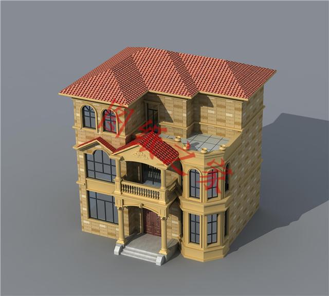 6套農(nóng)村三層別墅設(shè)計(jì)圖，造價(jià)合理，外觀高端！